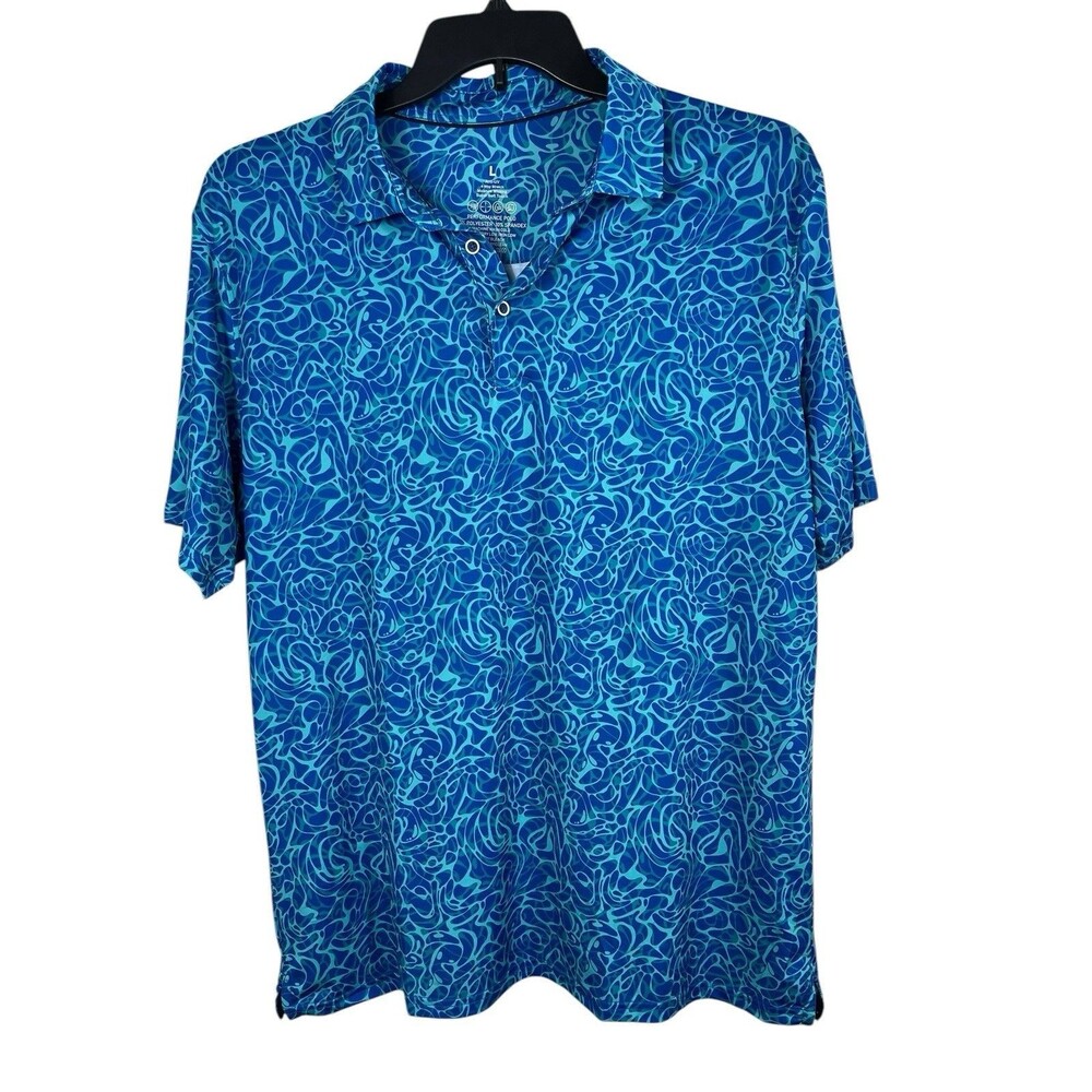 Performance Polo Super Soft Cool Touch Anti UV Stretch Moisturize Wicking L